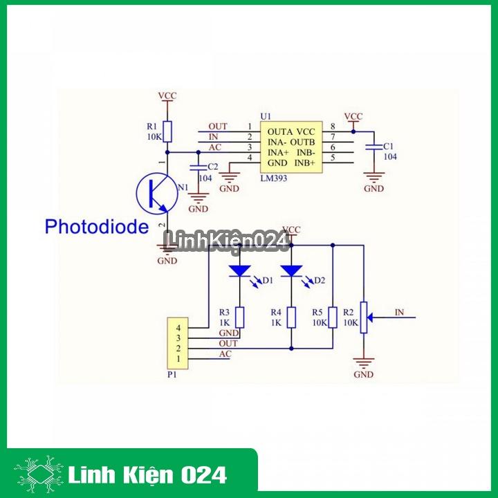 Module Cảm Biến Ánh Sáng Photodiode