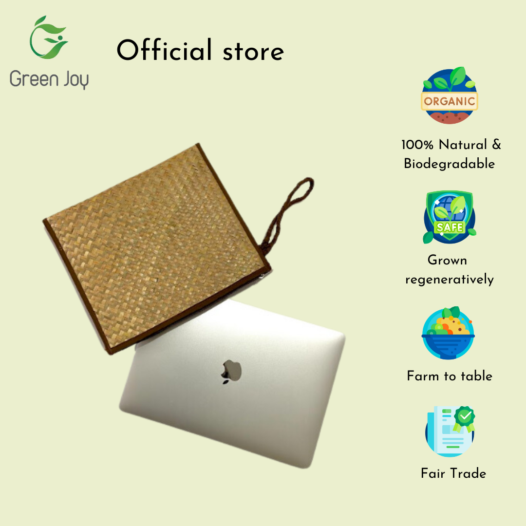 Túi cỏ bàng đựng máy tính bảng ipad Green Joy