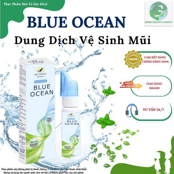 Dung dịch vệ sinh mũi kháng khuẩn Blue Ocean