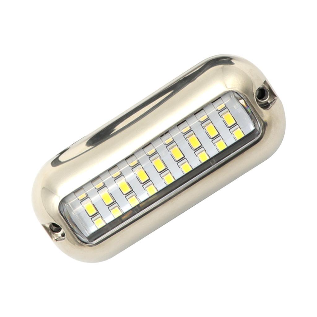 5.2W Underwater LED Marine/Boat Light 27 LEDs Lamp Stainless Steel Pontoon Lamp