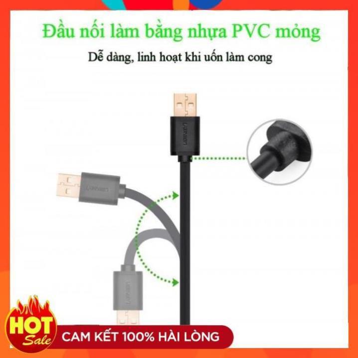 Dây USB 2.0 sang Mini USB mạ vàng 1m UGREEN 10355 US132 - Hàng chính hãng