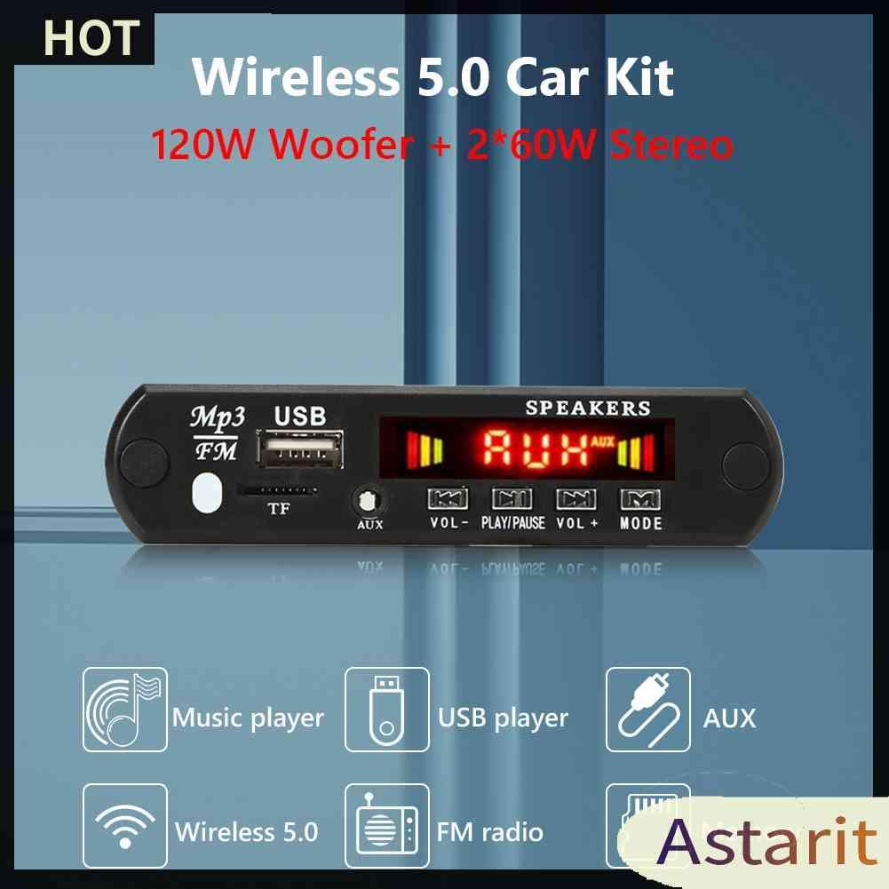 Bảng Mạch Khuếch Đại Âm Thanh MP3 Bluetooth DC 8V-24V 2x60W