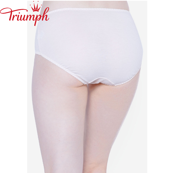 Bộ 3 chiếc quần lót Triumph Blissy 10 midi cotton lưng vừa màu Hồng nhạt