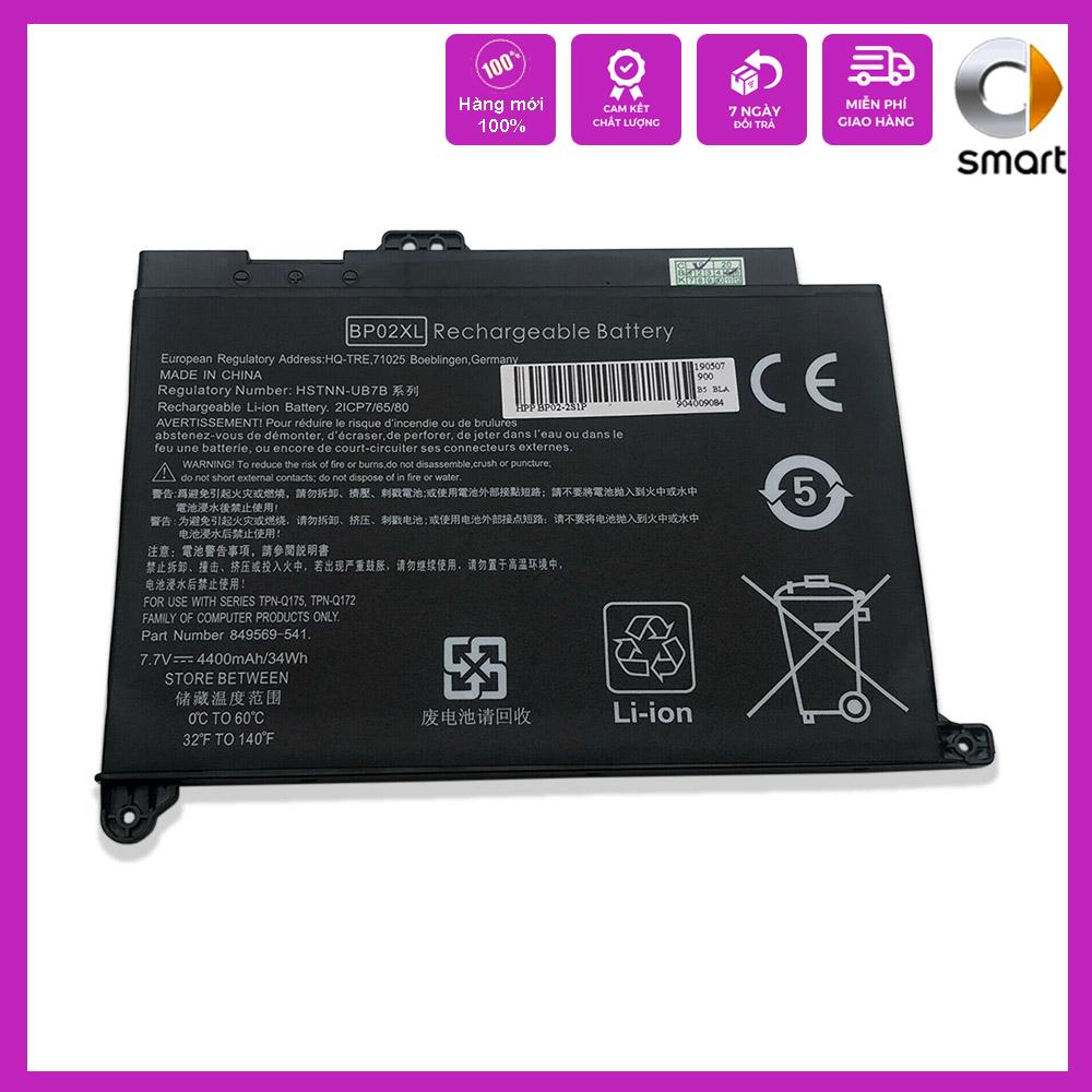 Pin cho Laptop HP HSTNN-LB7H HSTNN-UB7B - Pin Zin - BP02XL - Hàng Chính Hãng