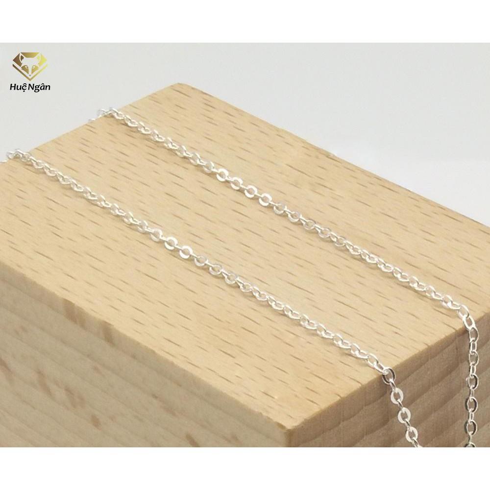Combo dây chuyền và khuyên tai bạc Ý 925 Huệ Ngân - Cỏ bốn lá may mắn PP1504-RYE140726