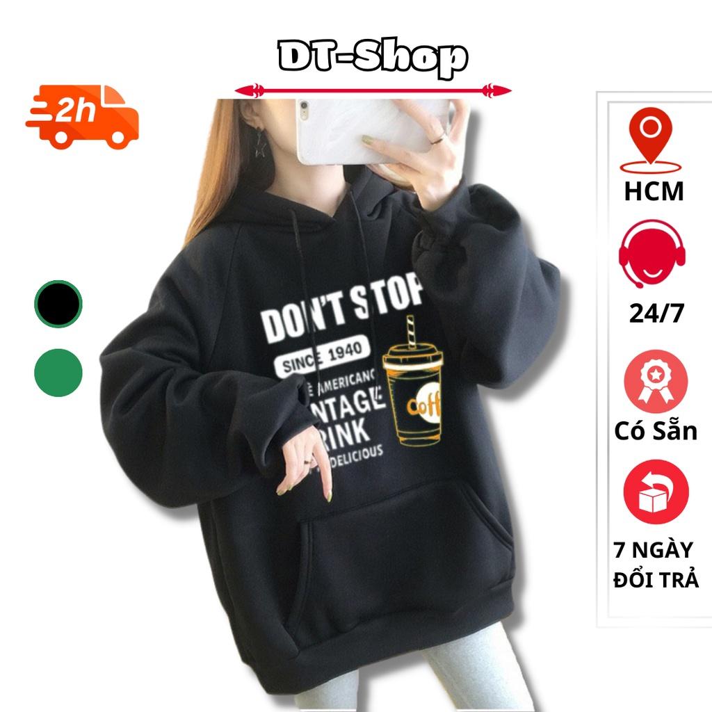 Áo hoodie DON'T SHOP nam nữ Form rộng - khoác nỉ form Unisex DT-SHOP