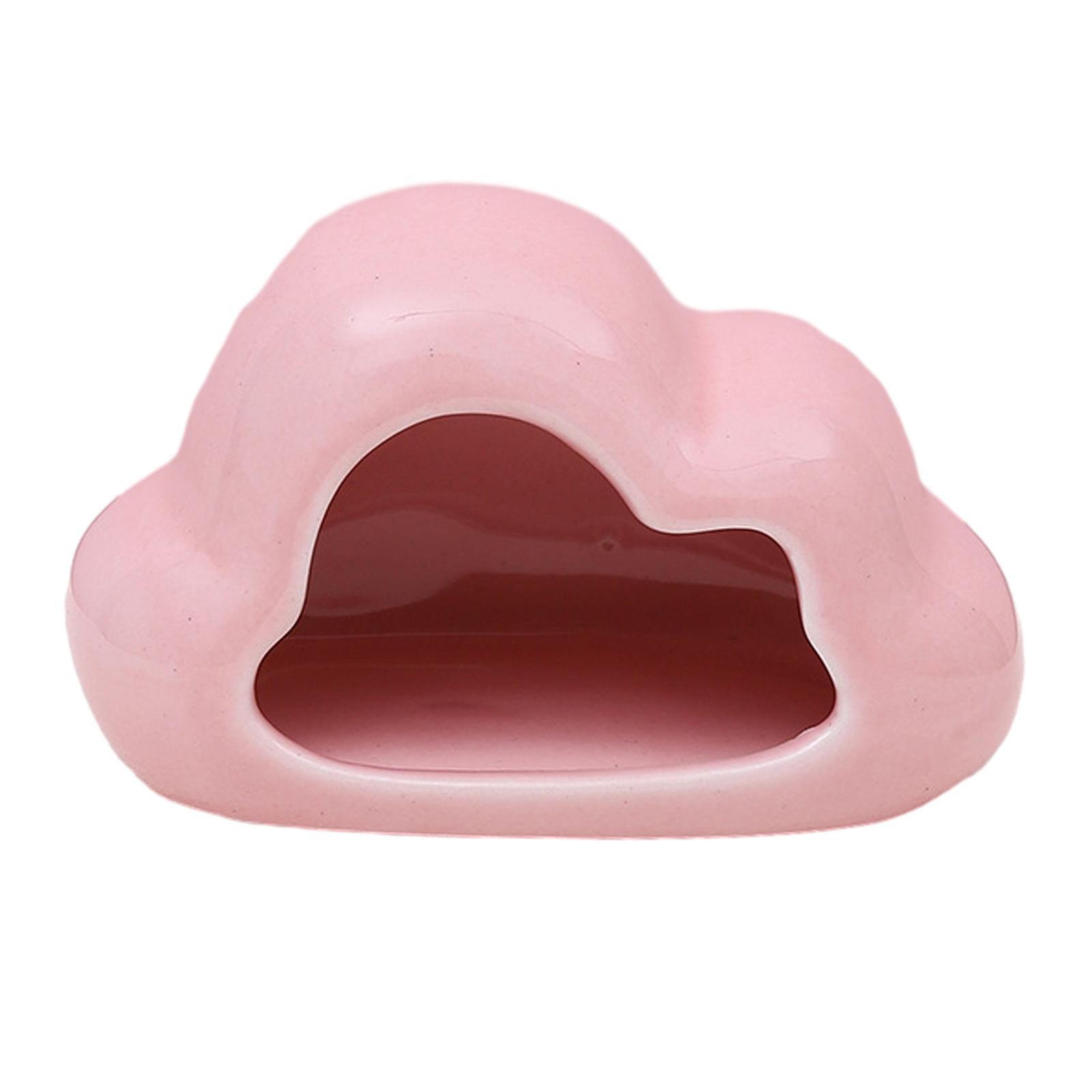 Hamster Nest Hamster Hideouts Ceramic Small Animal Cozy Pets Bed Hut Hamster House Hamster Cage Decor for Critter Rabbit Gerbils
