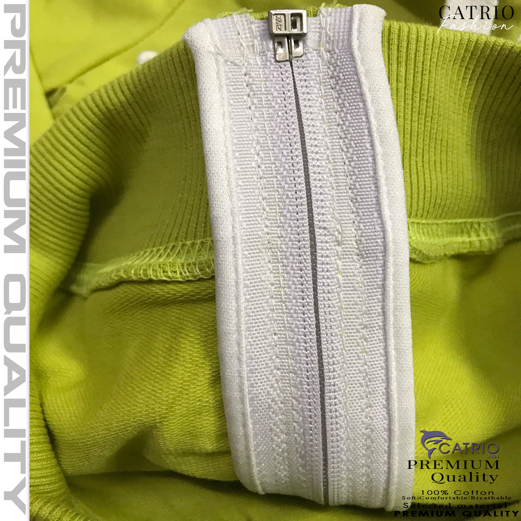 ÁO KHOÁC TRẺ EM CATRIO THÊU CHIM CÚ MÈO là áo khoác thun nhẹ cho bé từ 1 tuổi đến 8 tuổi , vải 100% cotton dệt kiểu da cá, có mũ, có khoá kéo phù hợp bé mặc khoác ngoài khi lạnh
