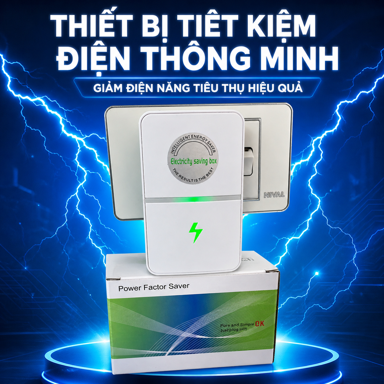 Thiết Bị Tiết Kiệm Điện Thông Minh – Hỗ Trợ Ổn Định Nguồn, Bảo Vệ Thiết Bị Gia Đình, đèn trang trí