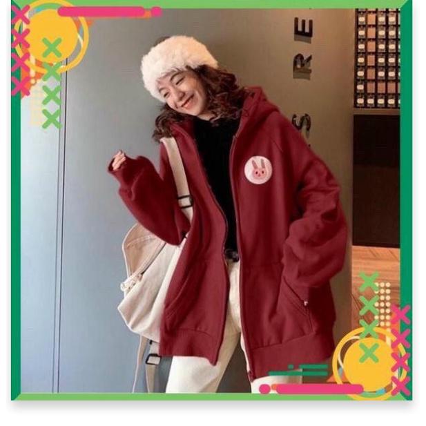 ÁO KHOÁC NỈ HOODIES NỮ SIÊU XINH