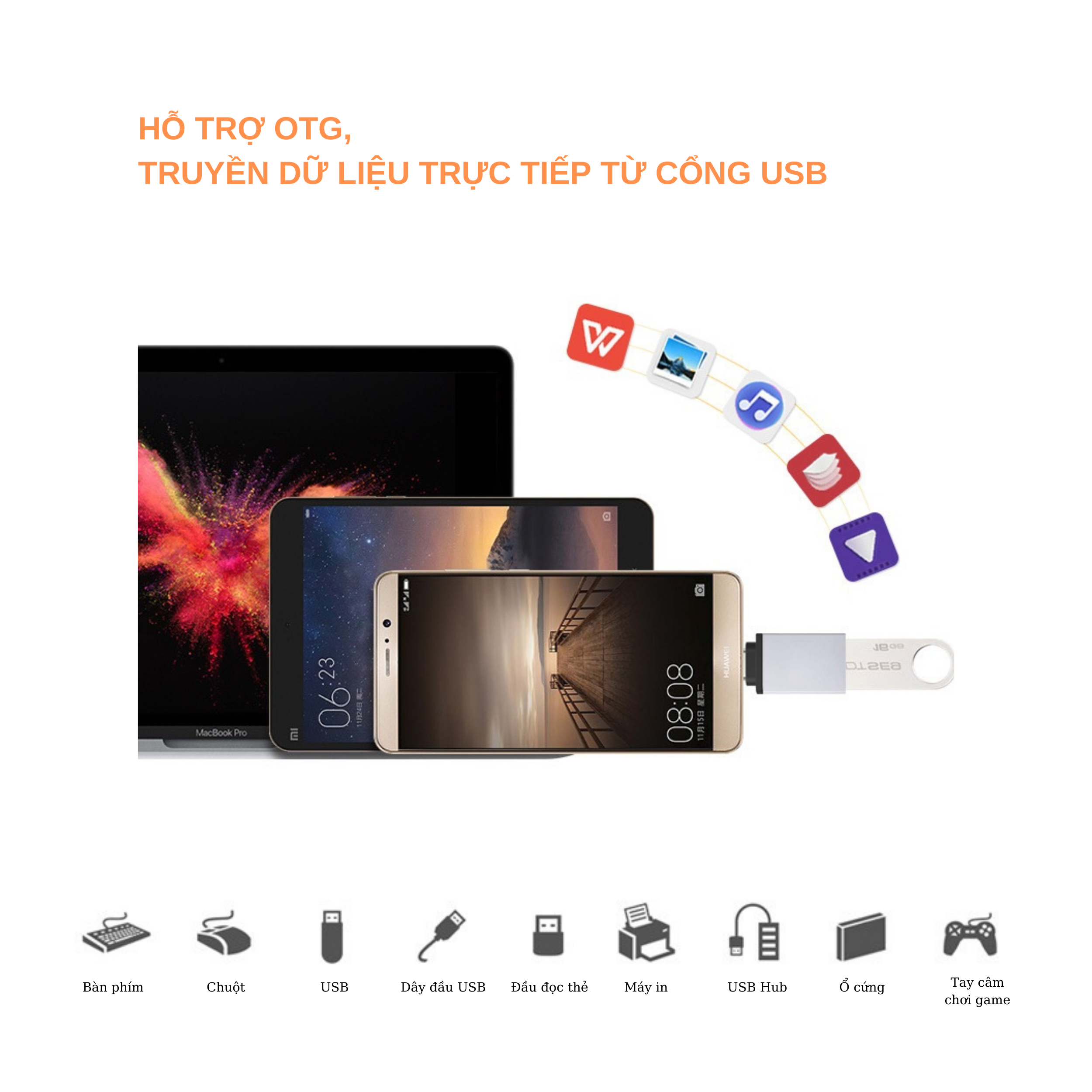 Đầu Chuyển Đổi USB Type C Sang USB 3.0 Hàng Nhập Khẩu