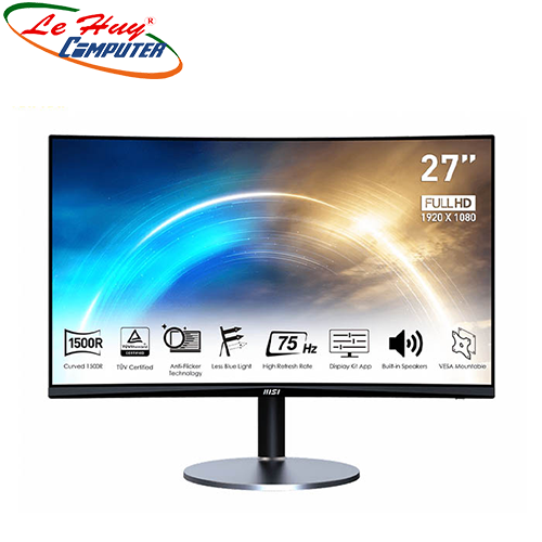 Màn hình máy tính MSI PRO MP272C 27 inch FHD VA 75HZ Cong -- Hàng Chính Hãng