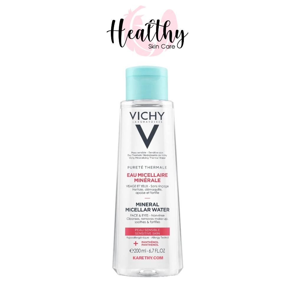 Nước tẩy trang Mineral Micellar Water cho da nhạy cảm Vichy Pureté Thermale 200ml