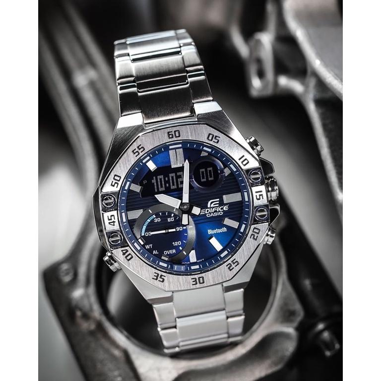 Đồng hồ nam dây kim loại Casio Edifice chính hãng ECB-10D-2ADF