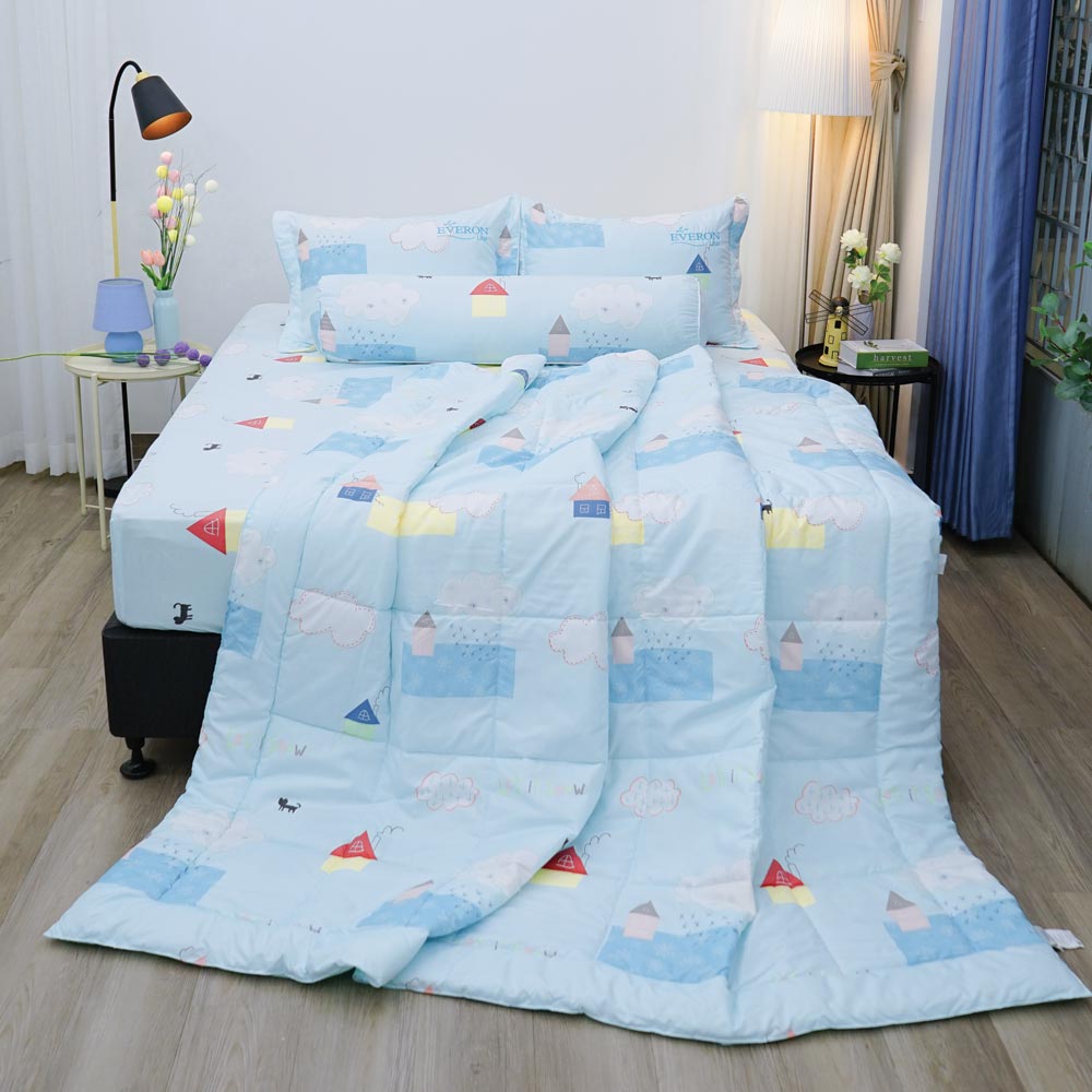 Chăn hè Microfiber Xanh Da Trời Everon Lite ELM201 200 x 220cm