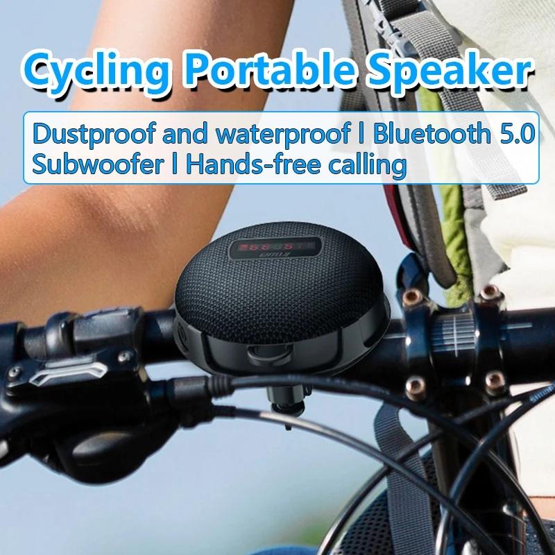 Loa Bluetooth Caixa De Som Hộp Âm Thanh Di Động Âm Nhạc Loa Siêu Trầm Mini Không Dây Cột Bocina Bluetooth Baffle Xe Đạp Xe Đạp To Màu Sắc: Phong Cách A Màu Đen