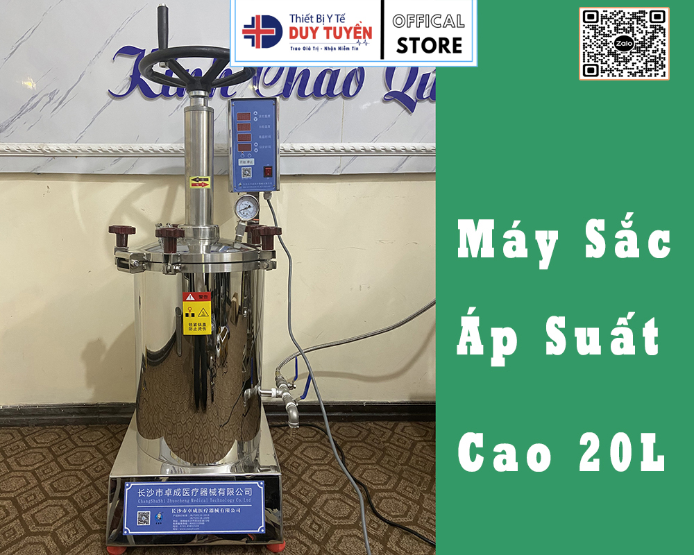 Máy Sắc Thuốc Kèm Đóng Túi Tự Động Áp Suất Cao 20-40L Riêng Biệt