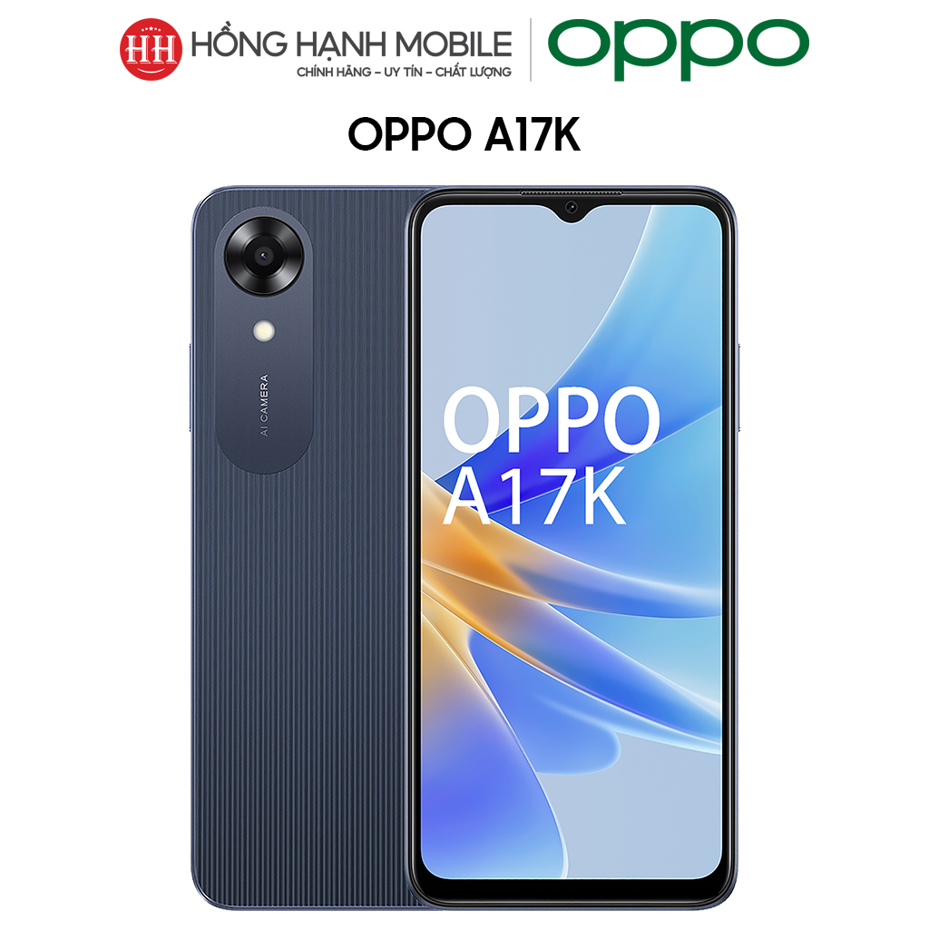 Điện Thoại Oppo A17k 3GB/64GB - Hàng Chính Hãng