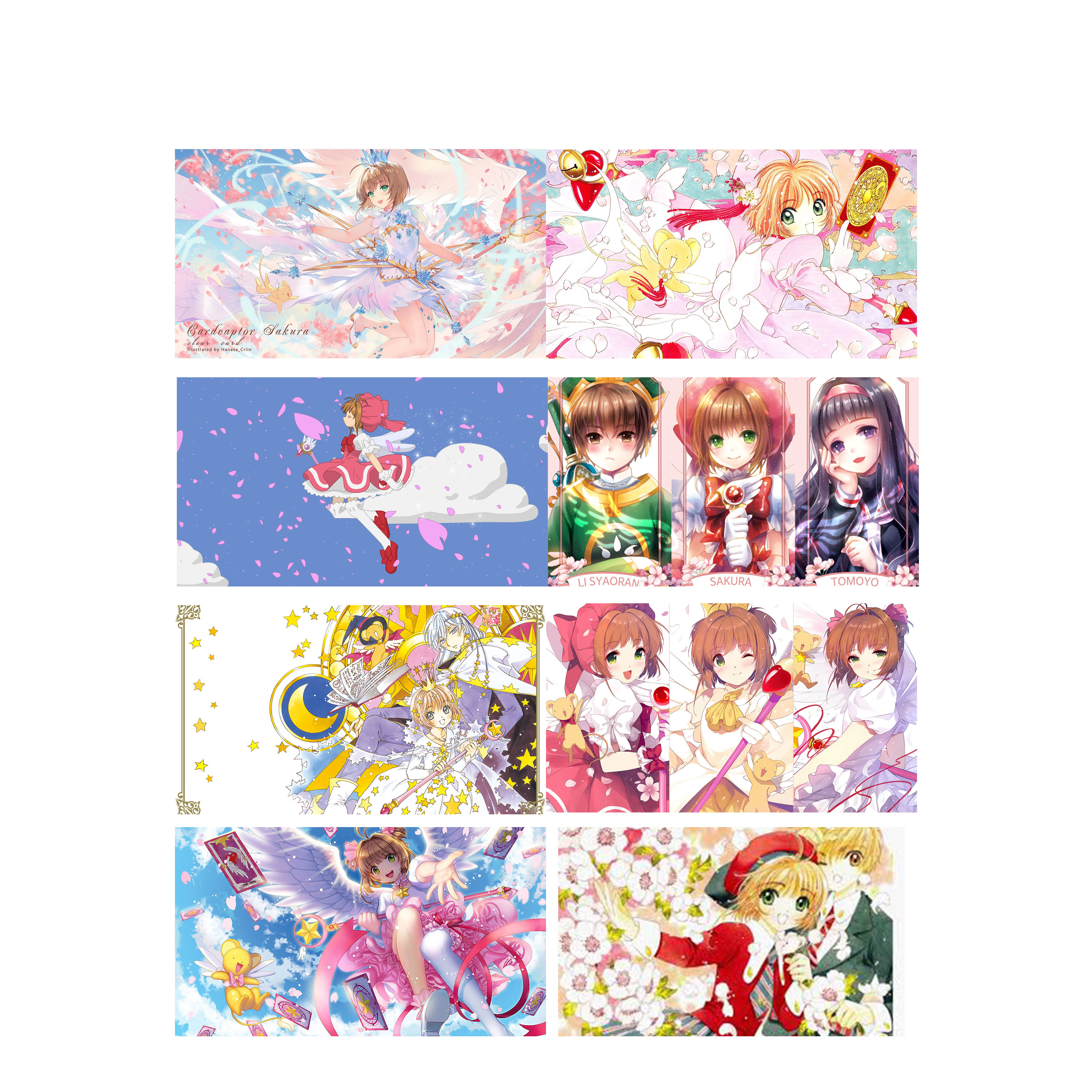 Poster 8 Tấm A4 Cardcaptor Sakura Thủ Lĩnh Thẻ Bài Anime Tranh Treo Album  Ảnh In Hình Đẹp (Mẫu Giao Ngẫu Nhiên) | Tiki