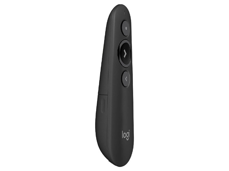 Bút trình chiếu Logitech R500S Bluetooth / Usb 2.4 GHz, con trỏ Laser 20m - Hàng Chính Hãng