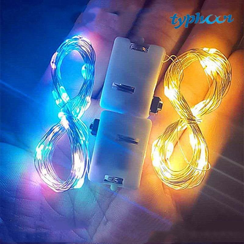 Combo 2 Đèn Đom Đóm Decor, Đèn Led Trang Trí Pin AG Dài 2M DN2M