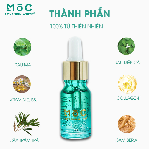 Serum Ngừa Mụn Thâm, Mờ Sẹo 10ml MỘC