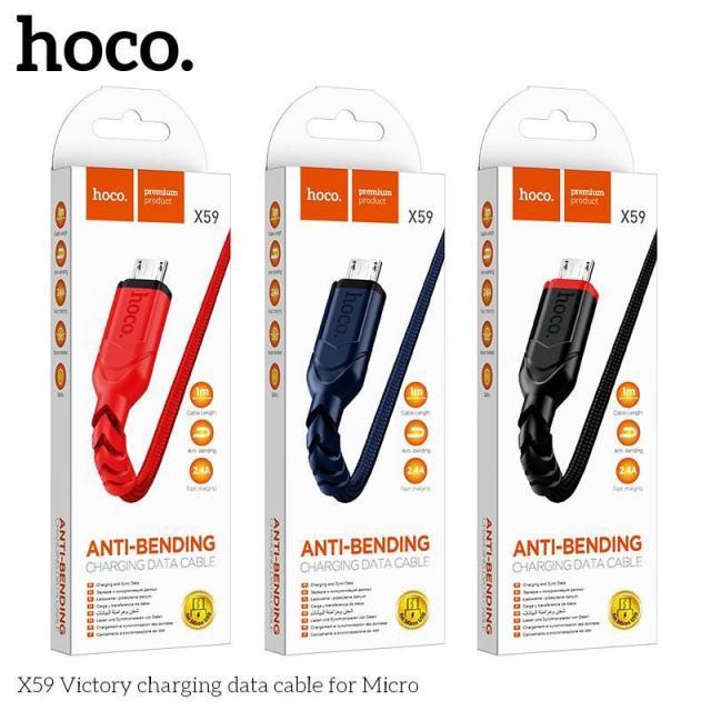 Dây sạc nhanh  X59 chuôi Micro dây dù, , hàng chính hãng