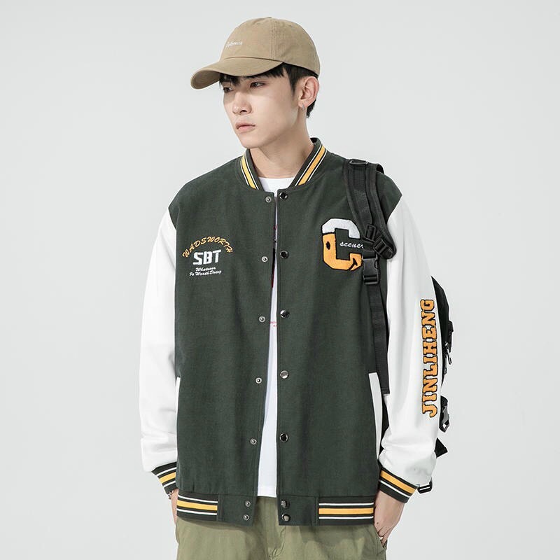 Áo khoác bomber nam chất kaki 2 lớp xịn xò Thương Hiệu Chandi mẫu mới theo xu hướng thời trang Trend KK78