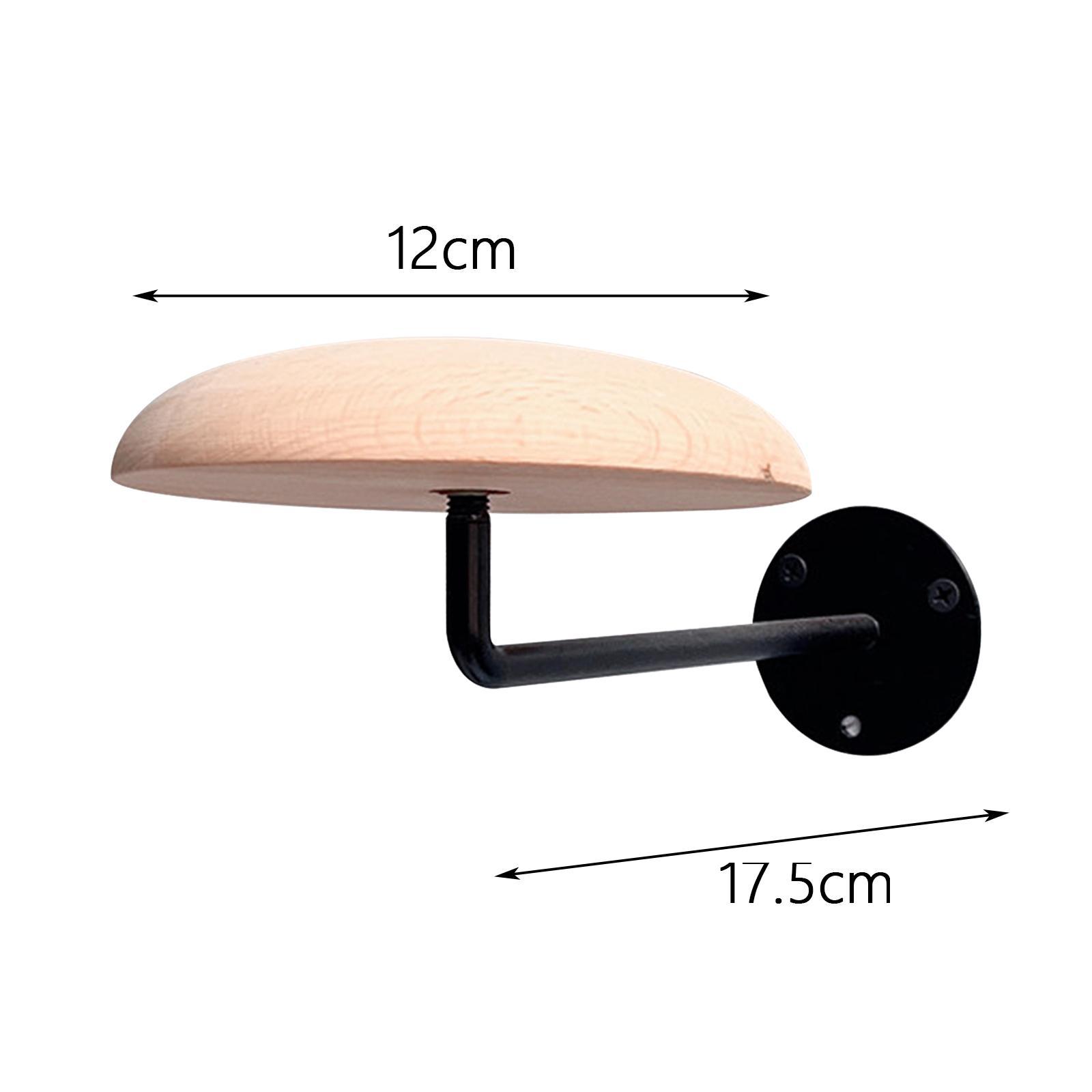 Wood Hat Rack Display Stand Hanger Holder Organizer Wall Mounted for