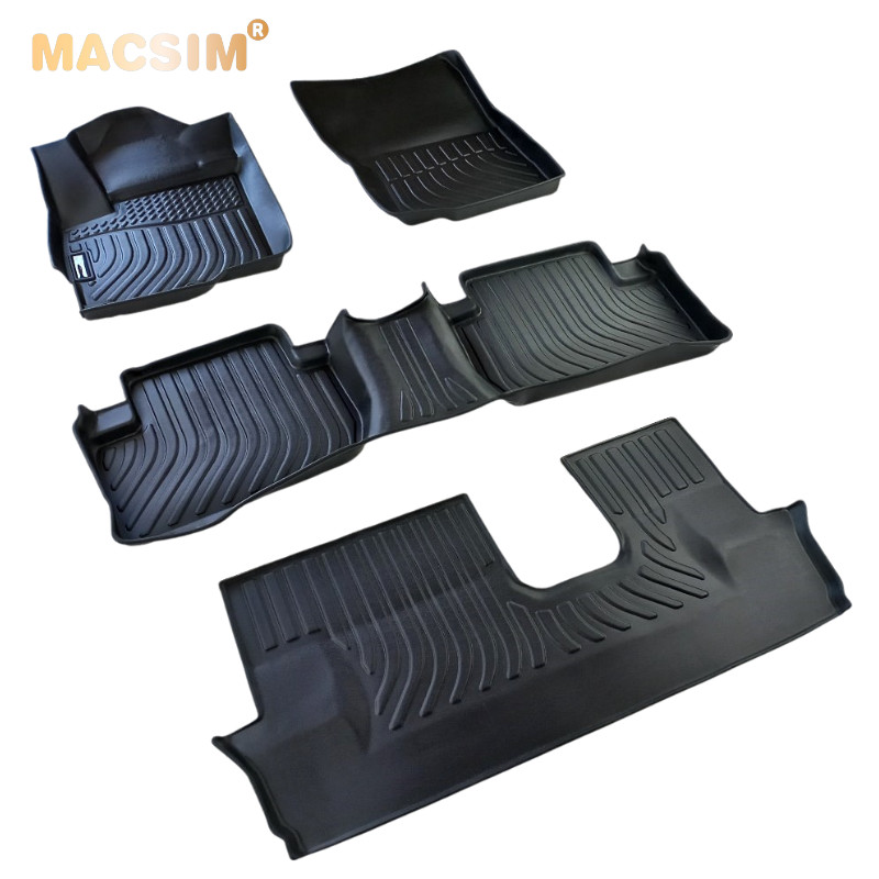 Thảm lót sàn Macsim TPE cho xe Mitsubishi Outlander 2014-2021 nhãn hiệu Macsim- 3 hàng ghế