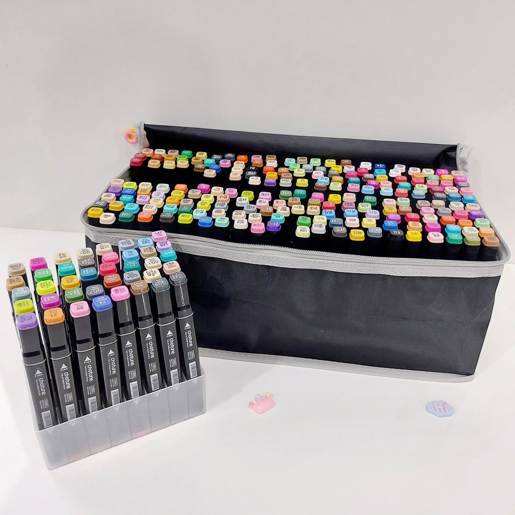 Bộ bút màu Marker FULL 204-262 màu siêu to khổng lồ - B64