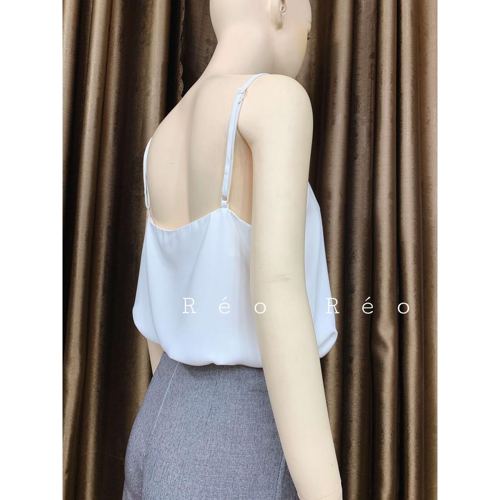 Áo lụa cao cấp 2 dây, Chất lụa cực kỳ mềm mại, chất lụa cao cấp nên dày dặn , mà cực kỳ mát