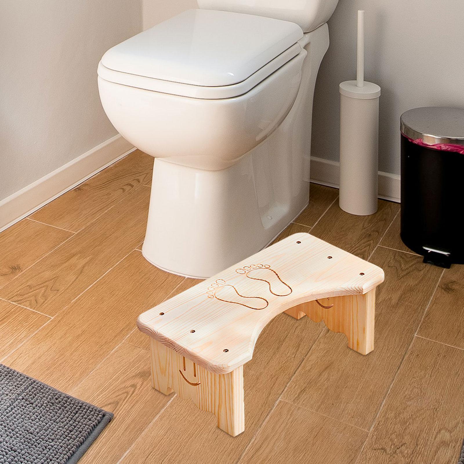 Toilet Stool Non Slip Bathroom Stool for Adults Indoor Outdoor Children