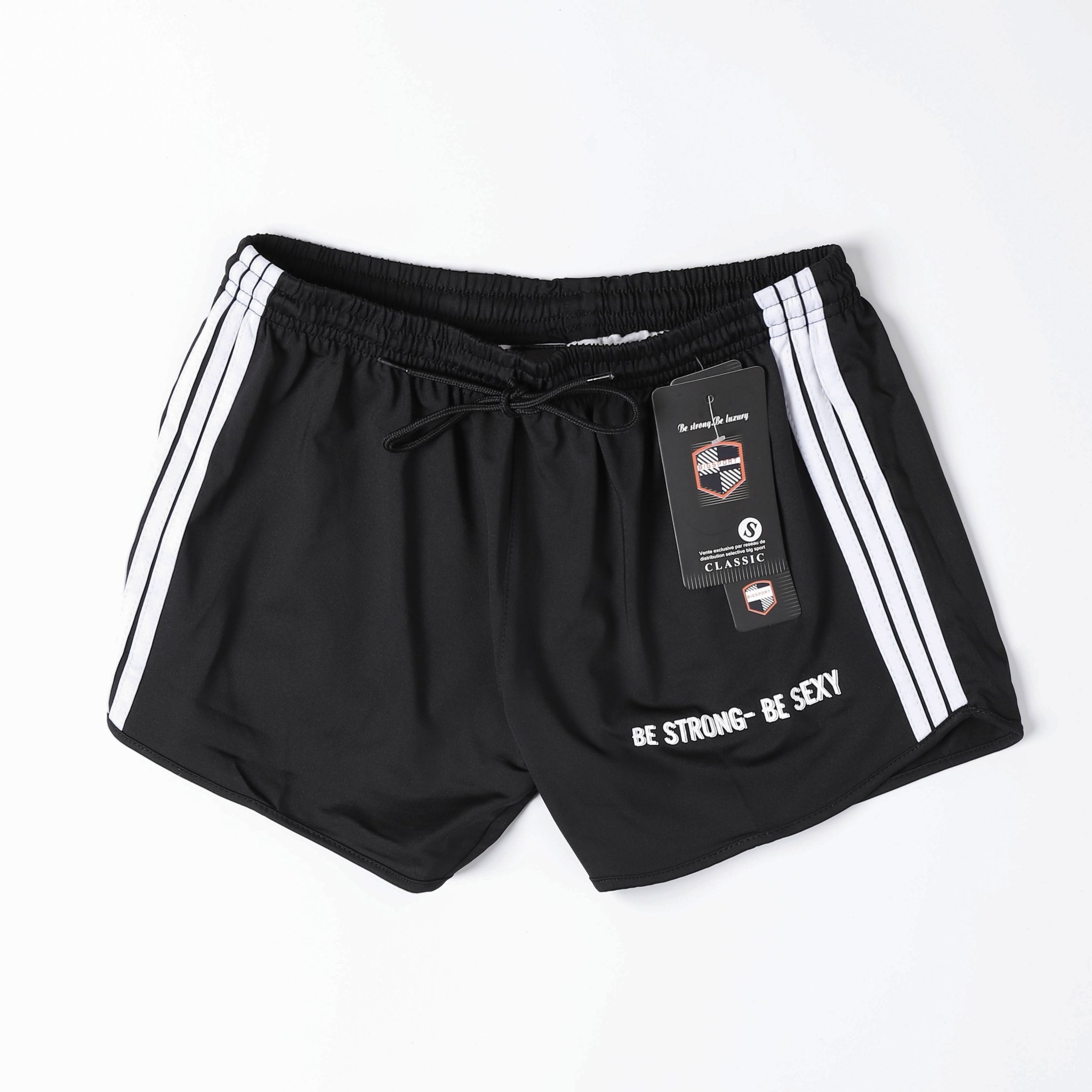 Quần Short, Quần Đùi Tập Gym, Yoga Thể Thao Nữ Hai Lớp Co Dãn Thoáng Khí BE STRONG BE SEXY Cao Cấp Big Sport  BS29