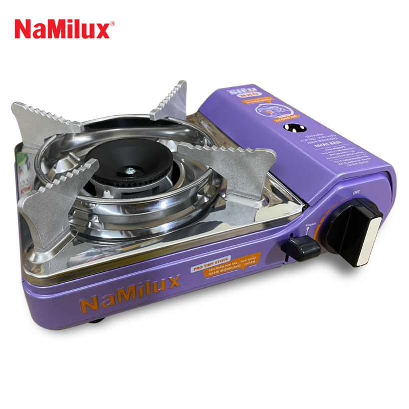 Bếp gas du lịch mini siêu nhỏ Namilux PS2221PS - Giao màu ngẫu nhiên - Hàng chính hãng