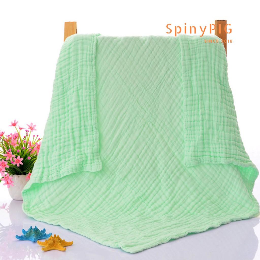 Khăn xô tắm cho bé 6 lớp 110x110cm 100% cotton đa năng siêu mềm & siêu thấm 5 màu