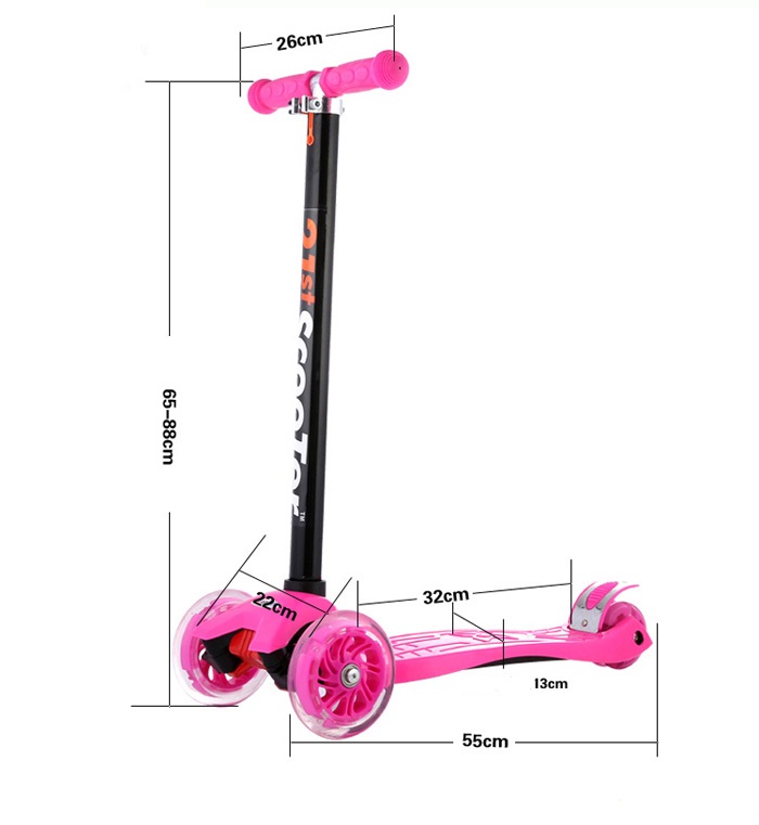 Xe Trượt Scooter 3 Bánh Phát Sáng Cho Trẻ