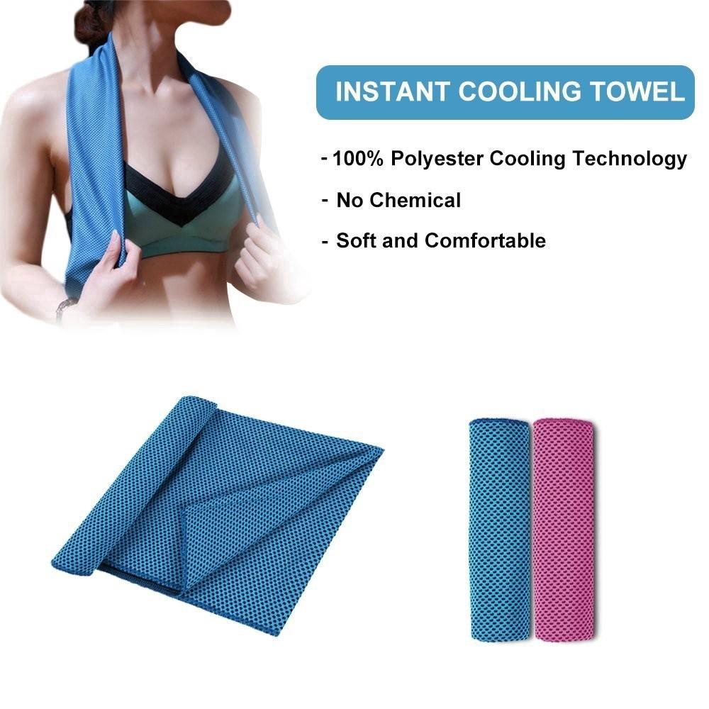 Instant Relief Cooling ice Towel Microfiber Sweat Towel Sports/Fitness/Gym/Yoga