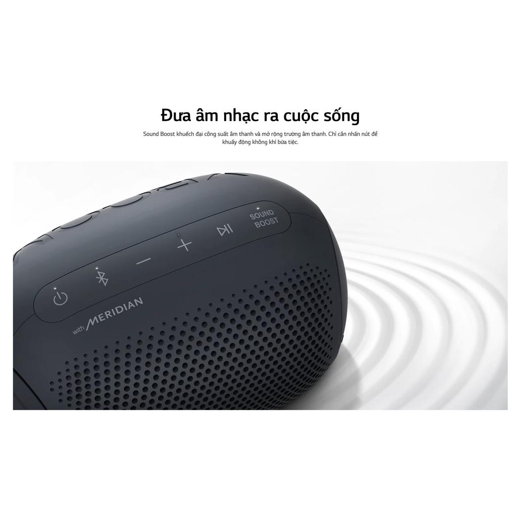 Loa Bluetooth Không Dây Di Động LG Xboomgo PL2 Màu Xanh Đen - Hàng Chính Hãng