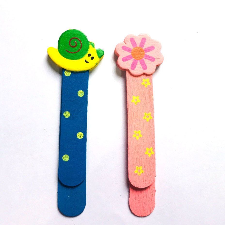 Bộ 2 đánh dấu sách bookmark gỗ - Giao mẫu ngẫu nhiên