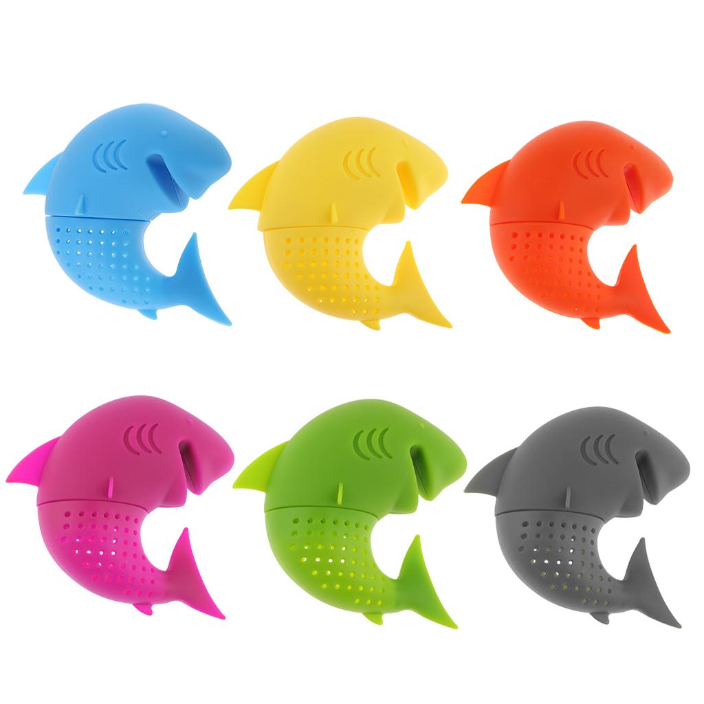 Tea Ball Silicone Tea Shark Shape Tea Diffuser