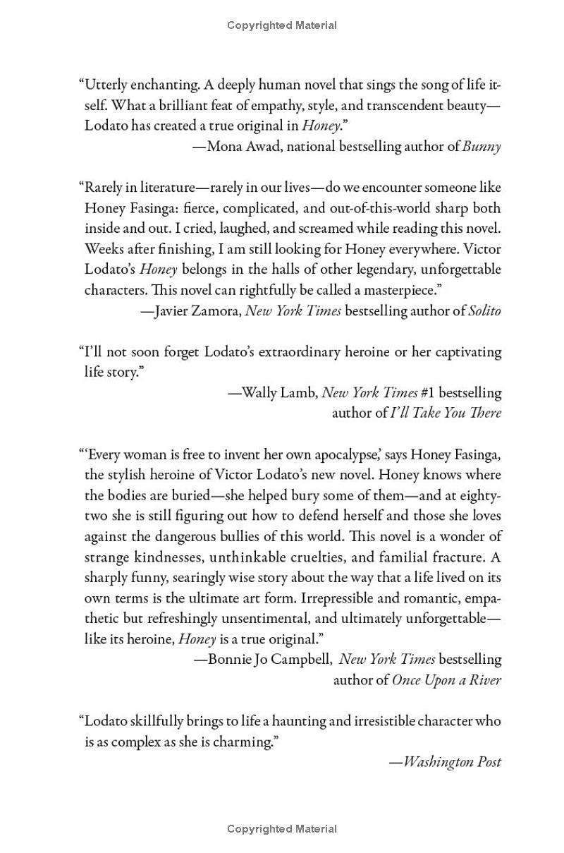 Sách ngoại văn: Honey - A Novel