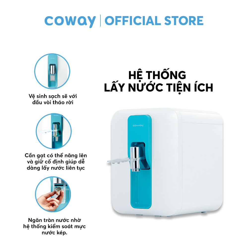 Combo Máy lọc không khí Coway Aires (10) AP-1009CH + Máy lọc nước Coway Nadi (L) P-300L - Hàng chính hãng