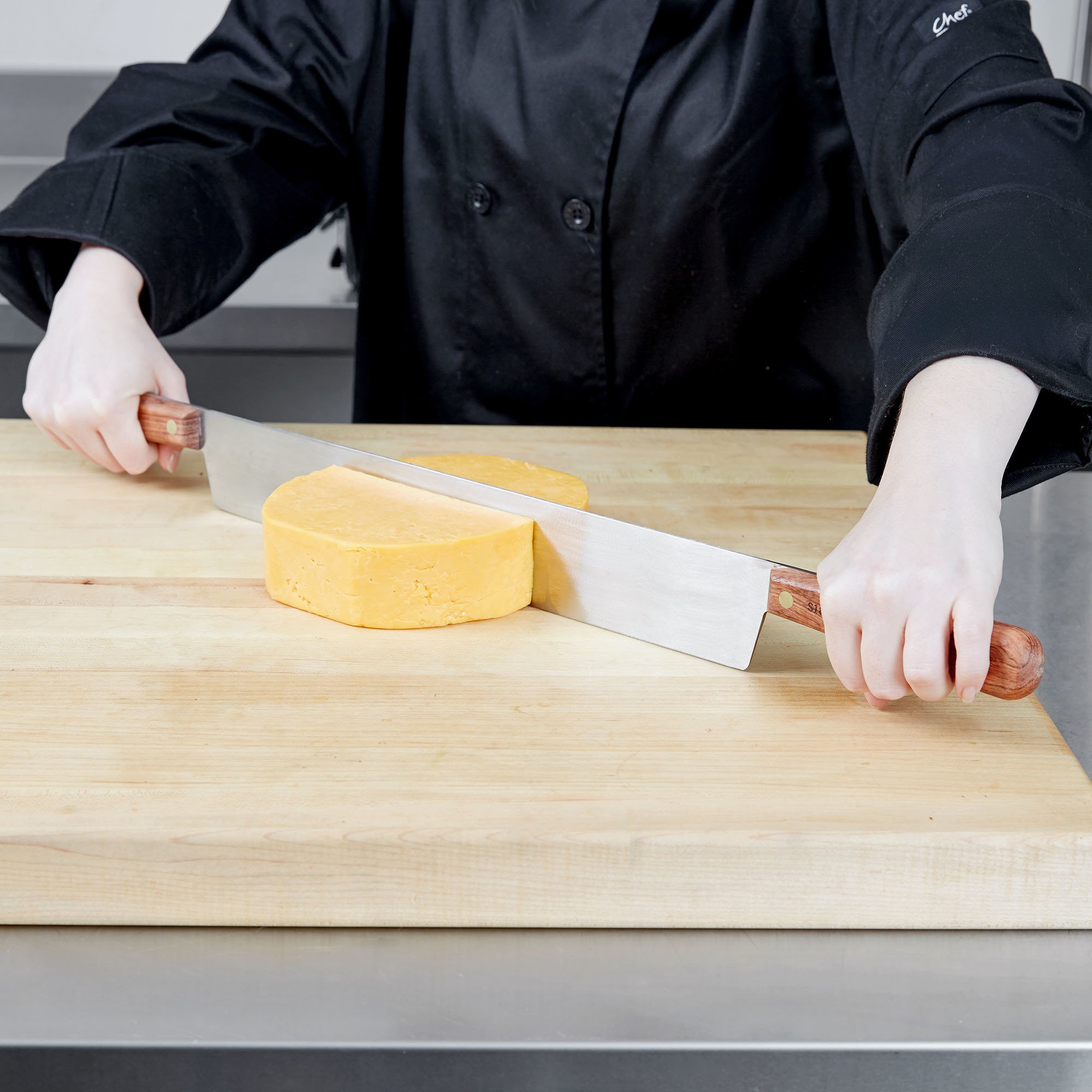 Dao Cắt Khối Bơ Pho-Mai Lưỡi 360 mm Thép Hợp Kim Cao Cấp, Chuôi Gỗ, Chính Hãng Mỹ Dexter USA