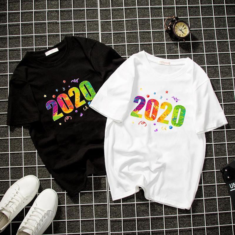 Áo thun unisex form rộng năm mới 2020 vải dày mịn đẹp 2019T1955