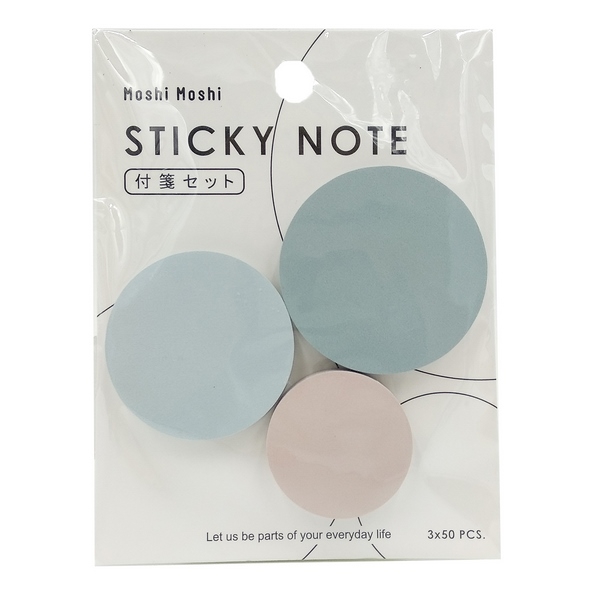 Giấy Note Moshi Tròn 006