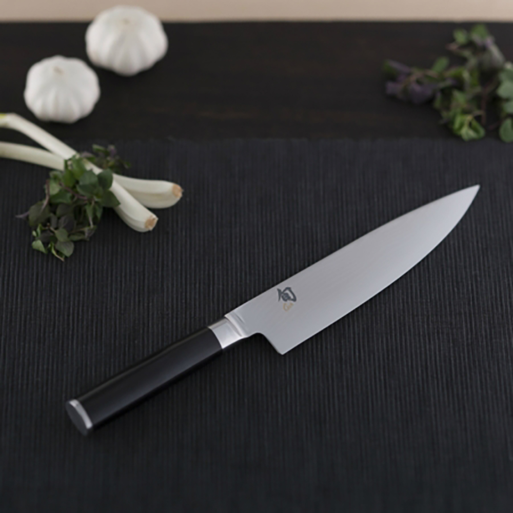 Dao bếp Nhật cao cấp KAI Shun Classic Chef - Dao thái thịt cá thép Damascus 69 lớp DM0706 (200mm) - dao bếp Nhật chính hãng