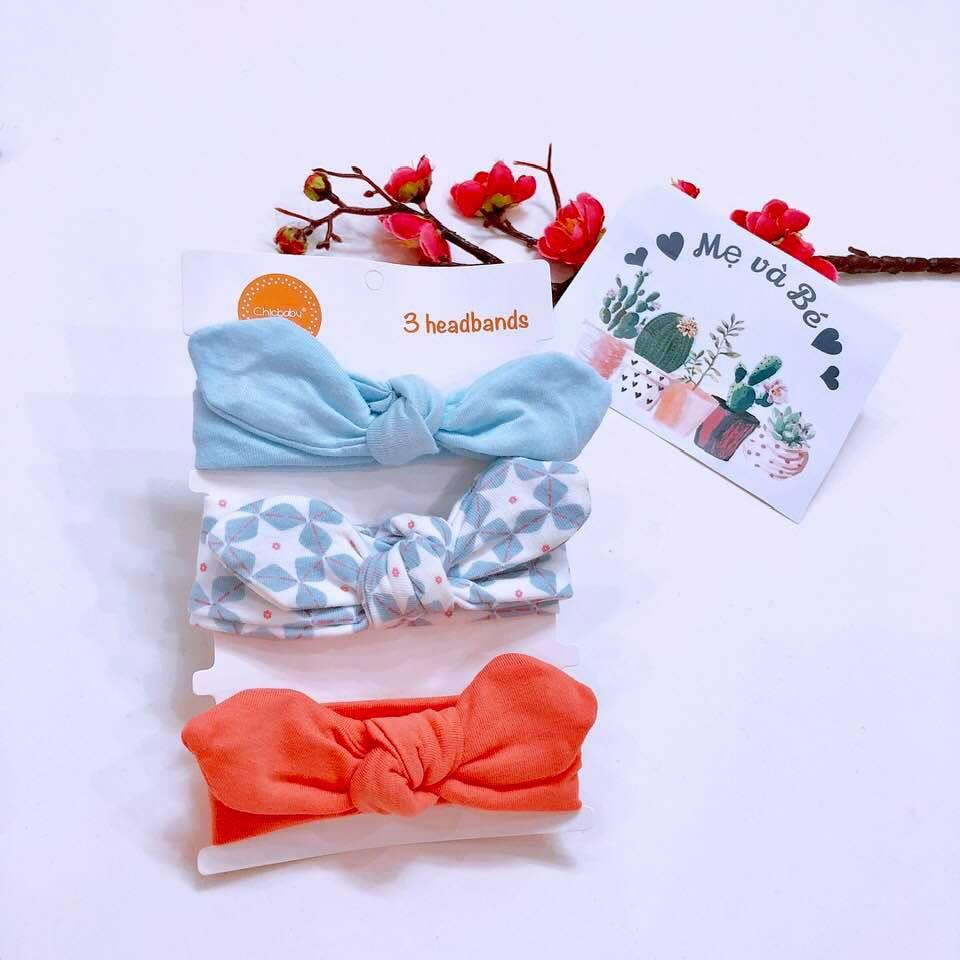 Băng đô Chicbaby cho bé - Set 3 chiếc Mimo baby