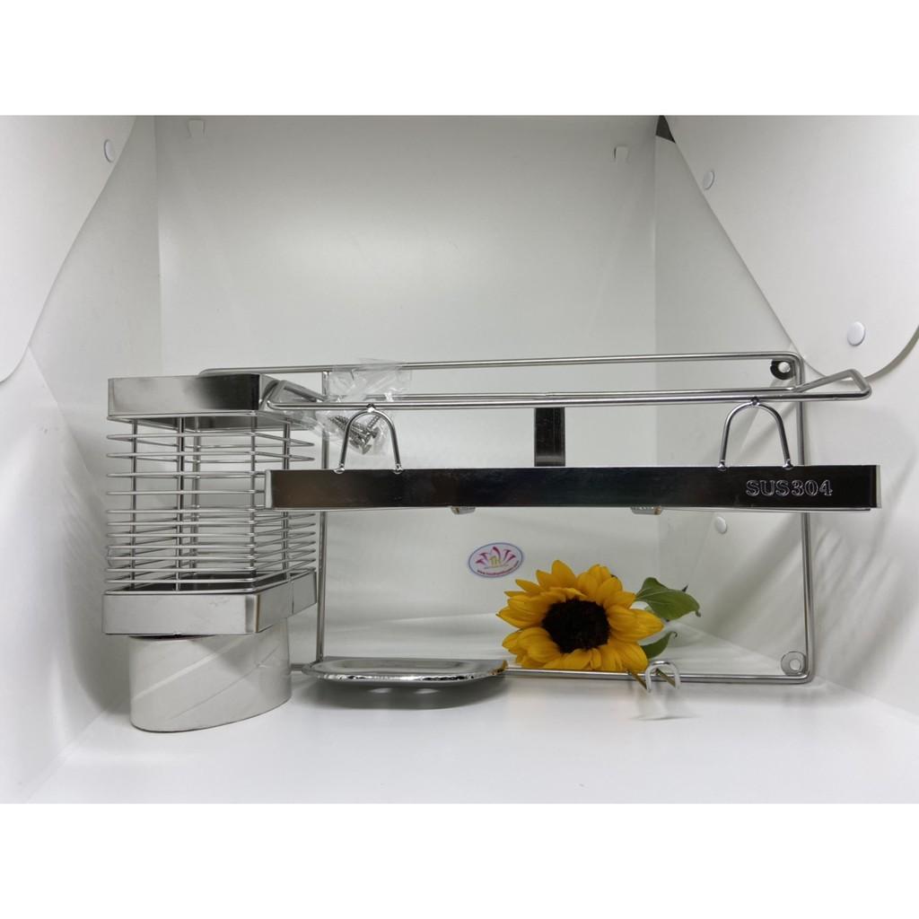 Kệ nhà tắm đa năng inox 304 cao cấp đựng nhiều thứ tiện lợi, sạch sẽ gọn gàng chắc chắn inox 304 Hcm
