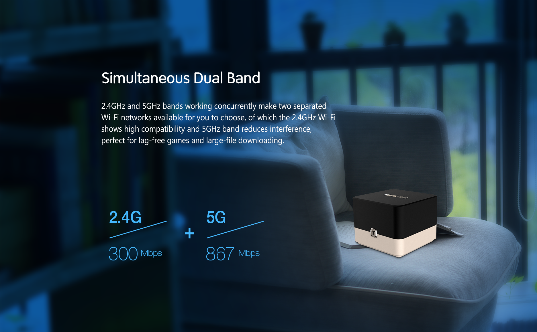 Bộ Phát wifi Mesh Totolink T10 chuẩn AC1200 - Hàng chính hãng